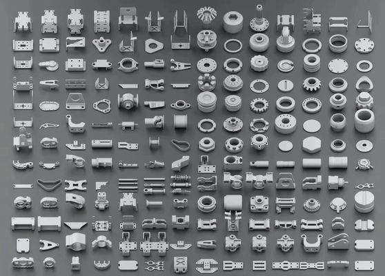 Impressão 3D Partes de usinagem CNC Partes metálicas usinadas a cores personalizadas