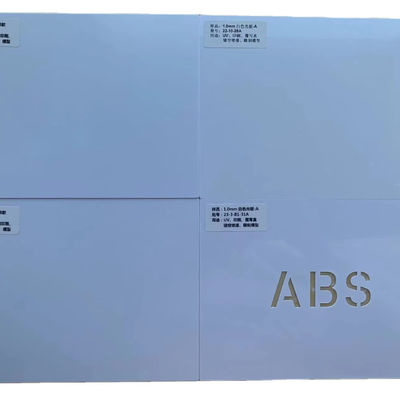 Folhas de plástico ABS de linhas finas e brilhantes para gravação e escultura personalizadas