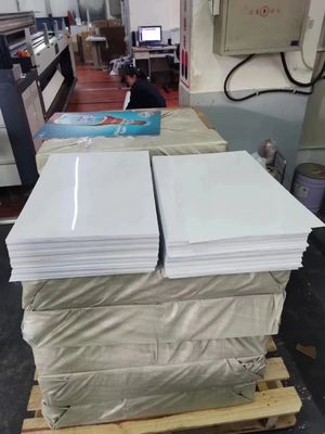 Folhas de plástico ABS de linhas finas e brilhantes para gravação e escultura personalizadas