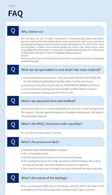 Serviço de moldagem por injecção de plástico personalizado e amplamente aceito com o tamanho do cliente