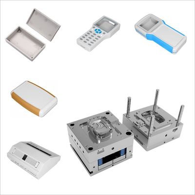Material de aço Moldes de injeção de plástico com 300000-500000 tiros e tamanho personalizado para o componente de molde
