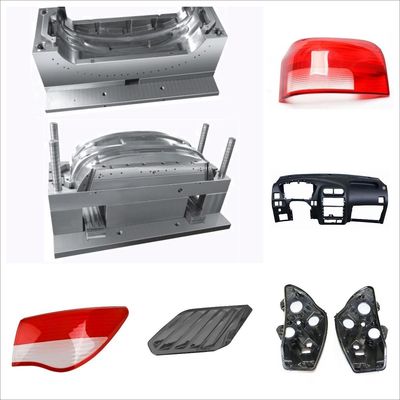 Material de aço Moldes de injeção de plástico com 300000-500000 tiros e tamanho personalizado para o componente de molde