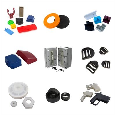 Material de aço Moldes de injeção de plástico com 300000-500000 tiros e tamanho personalizado para o componente de molde