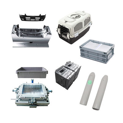 Molde de injecção de plástico personalizado com material P20/718/738/NAK80/S136 e 250000-300000 tiros