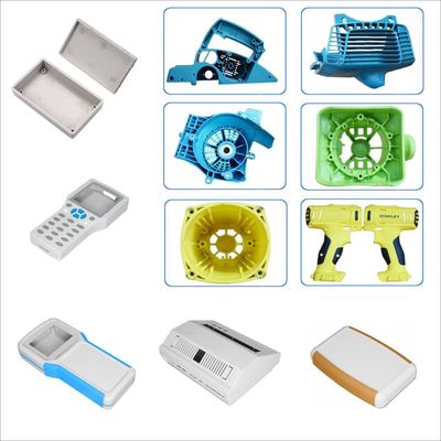 Várias gamas de peças de plástico personalizadas peças moldadas por injecção com material de molde NAK80 e durabilidade superior