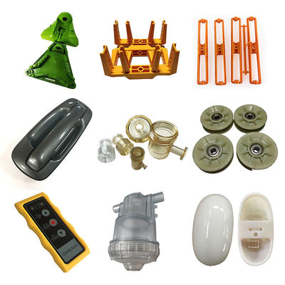 Peças de injeção personalizadas Fabricação de plástico fabricante de moldes com serviço de corte na fonte em cores personalizadas