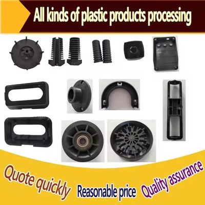 Peças de plástico industrial resistentes a produtos químicos moldagem por injecção de parachoques multicavidade com serviço de processamento moldagem