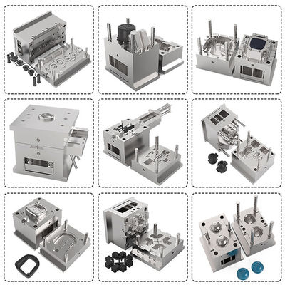 Design de moldes de plástico personalizados para vários materiais PA66/PC/PE/PVC/PMMA/PP/ABS/ASA/TPU/POM com certificação ISO9001