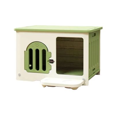 Materiais principais Luz do céu de plástico de ferro para animais de estimação Casa de cachorro para cães grandes Cor personalizada Canil de luxo interior/exterior