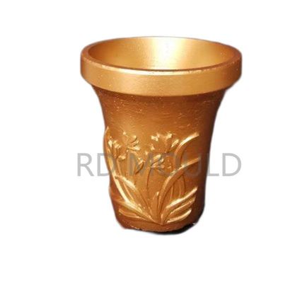Peças de moldagem por injecção de plástico de precisão moldes de panelas de flores de concreto Design personalizado