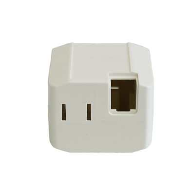 Produtos eletrónicos isolados em branco fosco para dispositivos de alimentação